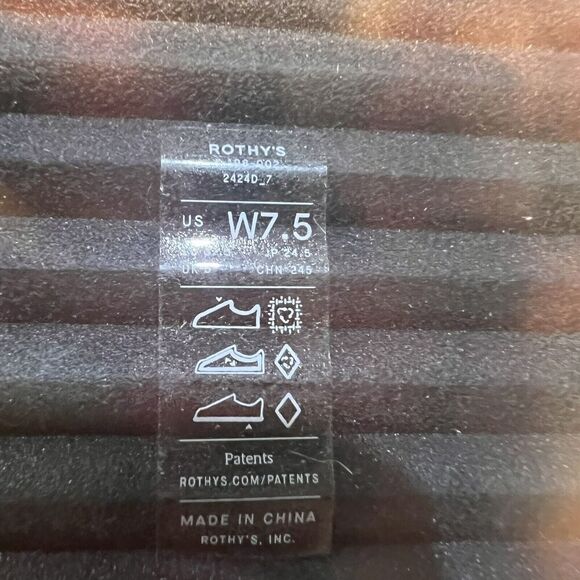 Rothy's The Weekend Slide Hemp Oat Cream Cross Strap Sandal Size 7.5 NWOT - Picture 9 of 9